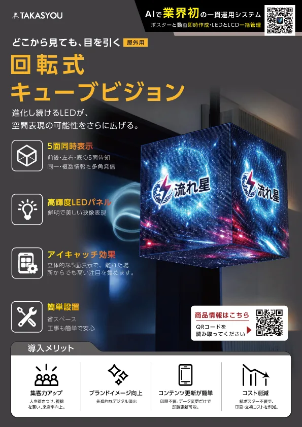 回転式 キューブビジョンの掲載イメージ