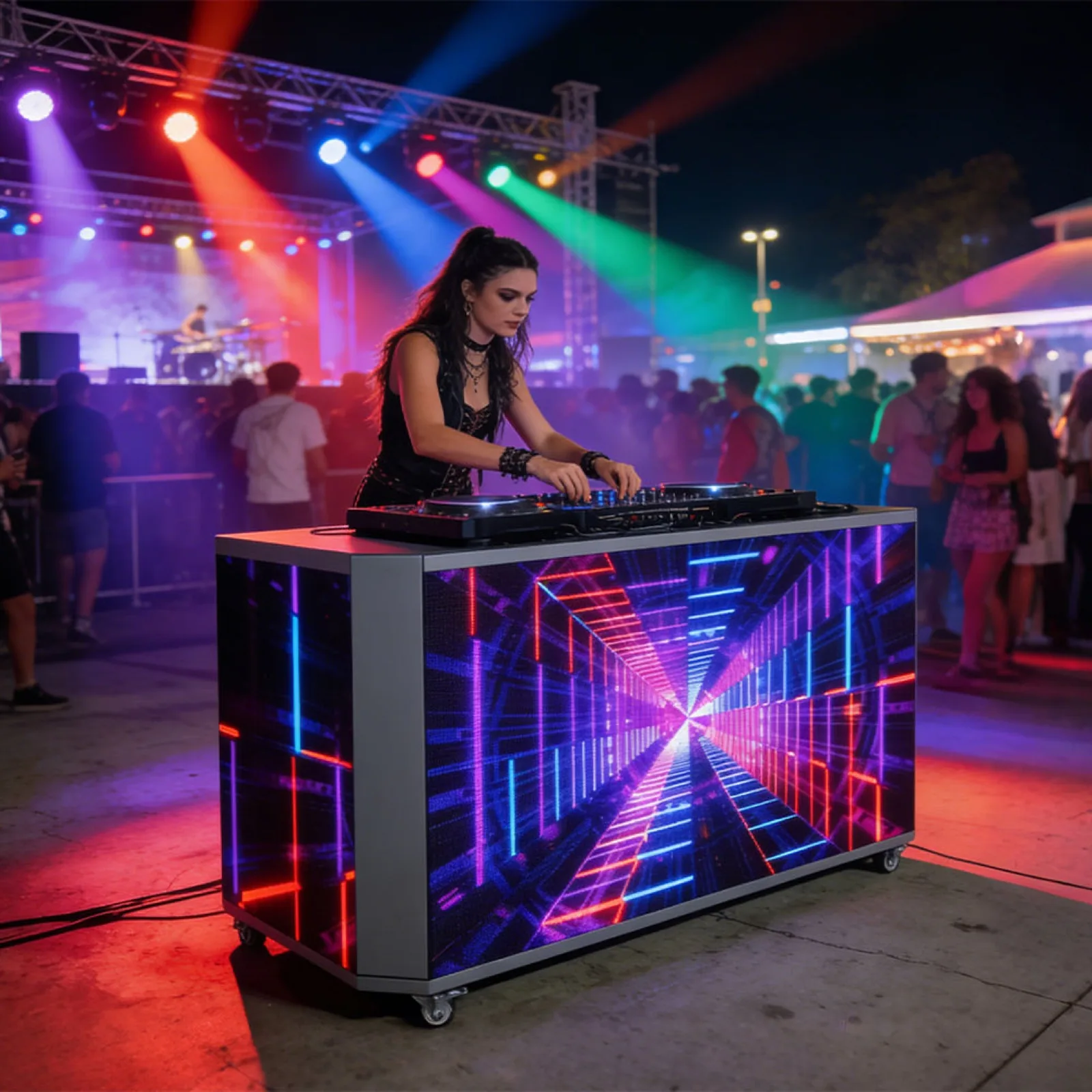 LED DJブース（ステージイベント用）の掲載イメージ