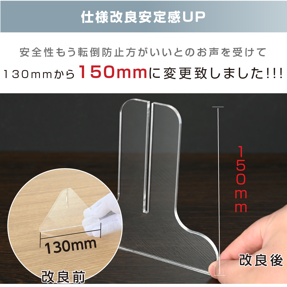 高昇ストア / [仕様改良]日本製造 板厚3mm W1200×H600mm 透明 アクリル