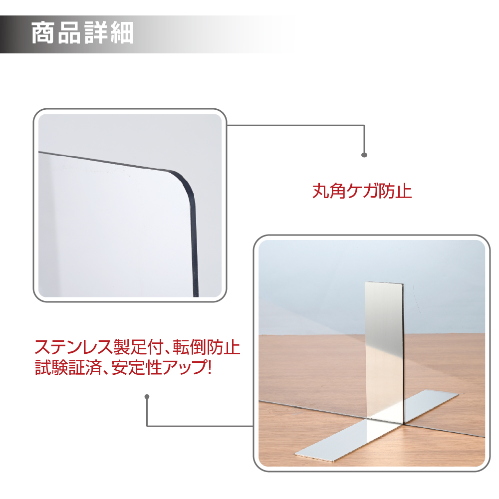 高昇ストア / [改良版] 透明 アクリル板 W1500×H900mm 窓付き