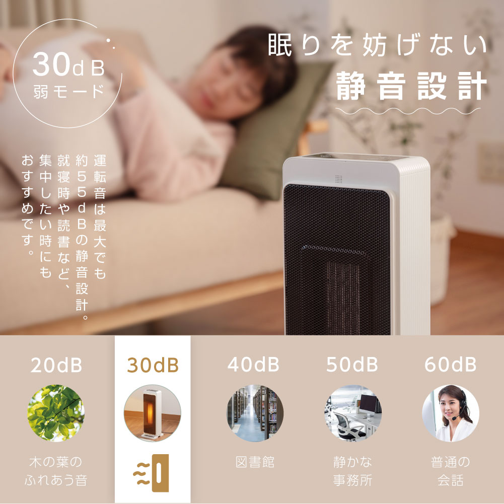 高昇ストア / 2022最新モデル セラミックヒーター 電気ストーブ 暖房