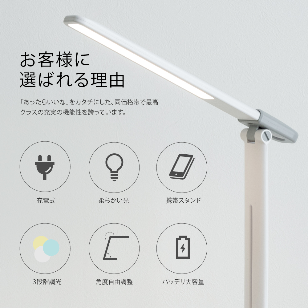 高昇ストア / 【目に優しい LED デスクライト】電気スタンド ...